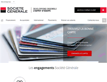 Tablet Screenshot of entreprises.societegenerale.fr