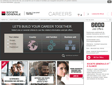 Tablet Screenshot of careers.societegenerale.com