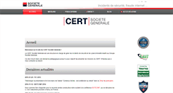 Desktop Screenshot of cert.societegenerale.com