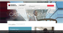 Desktop Screenshot of cashmanagement.societegenerale.com